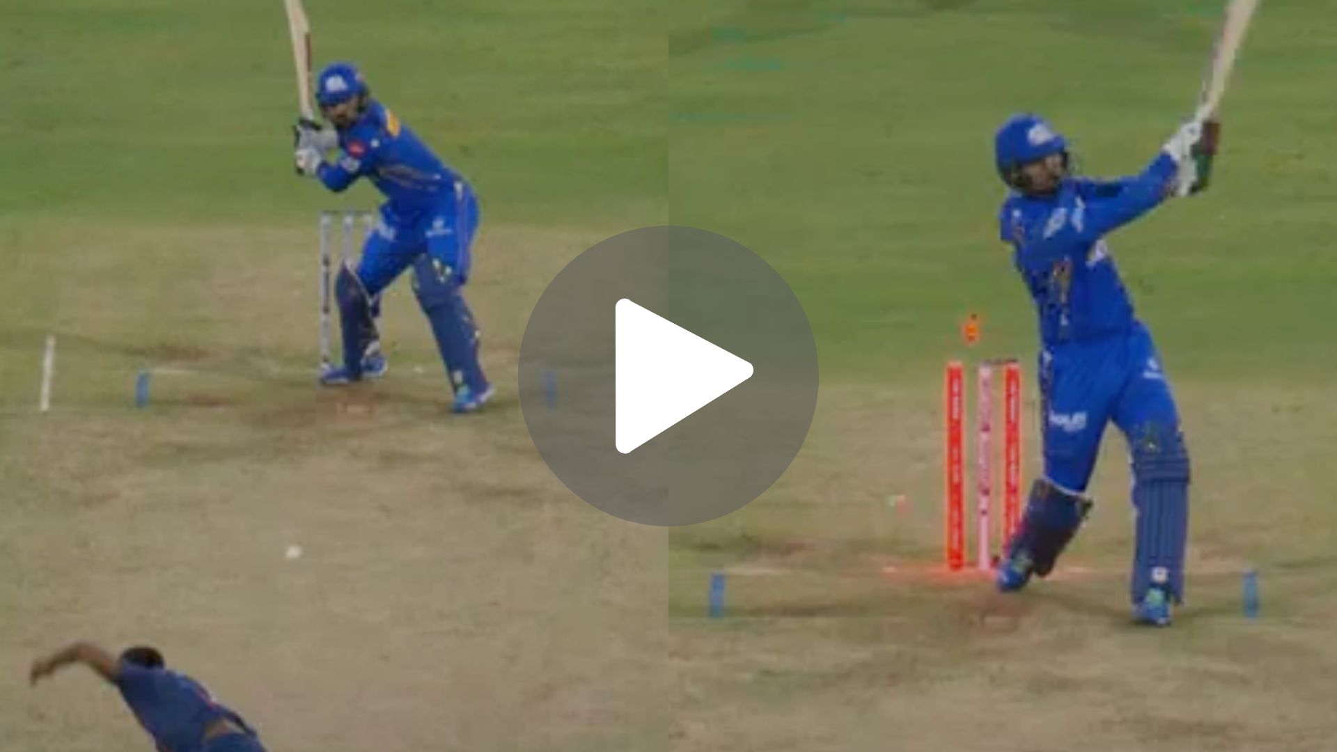 [Watch] Mayank Yadav's 143 KPH Corker Cleans Up Mohammad Nabi In MI vs LSG